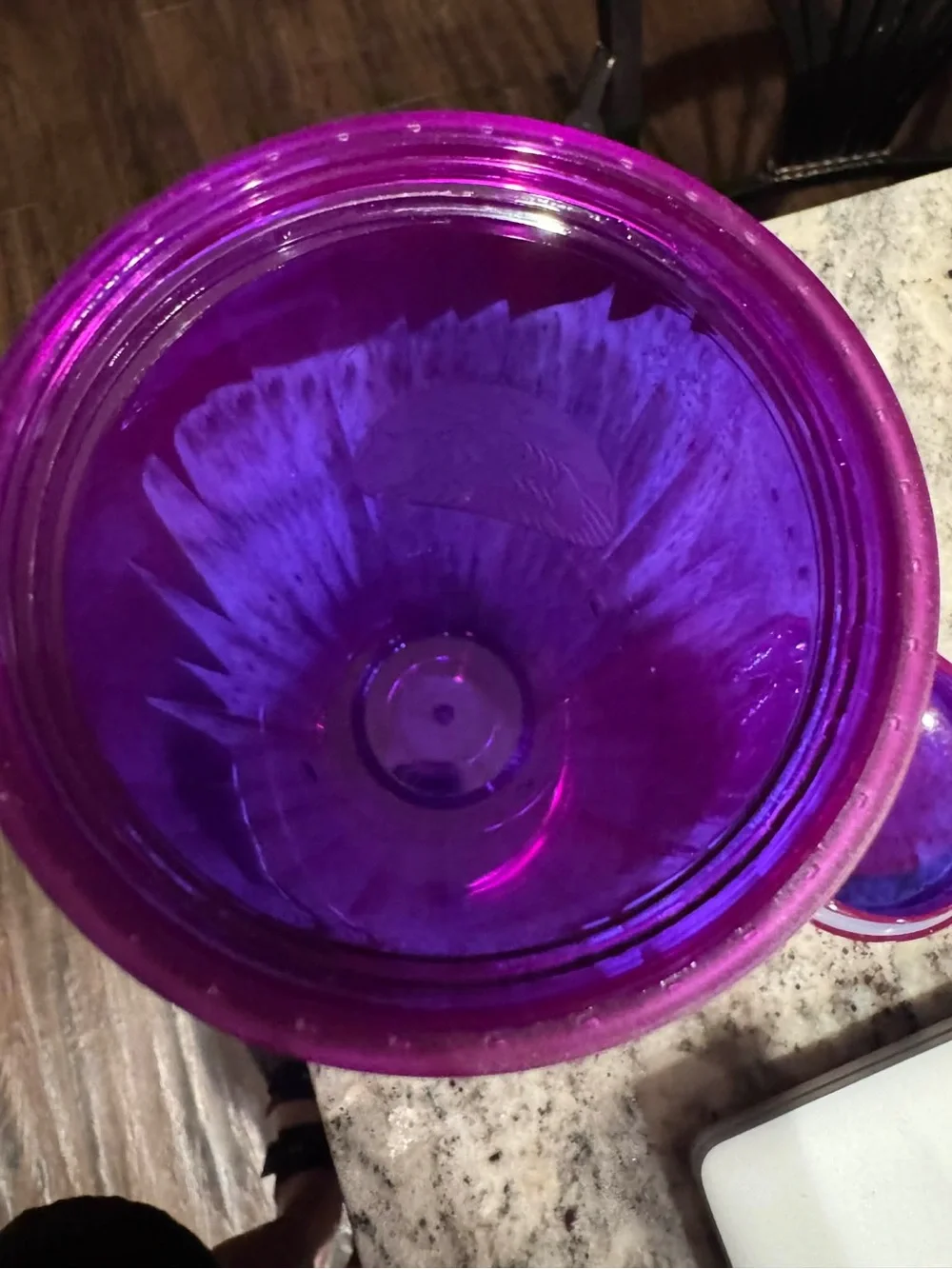 Starbucks Fuchsia Iridescent Tall Tumbler no straw